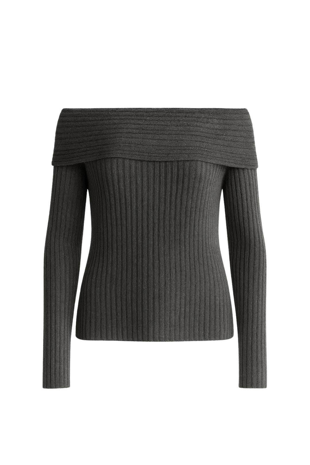 Madonna Yaka Antrasit Triko Kazak