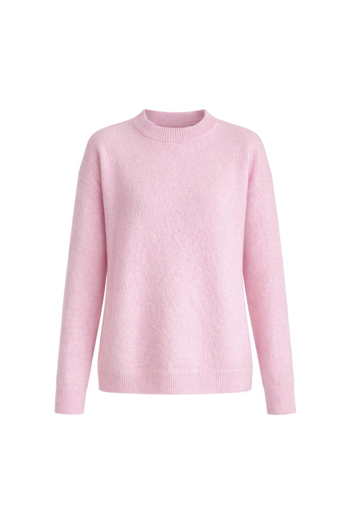 Bisiklet Yaka Pembe Basic Kazak