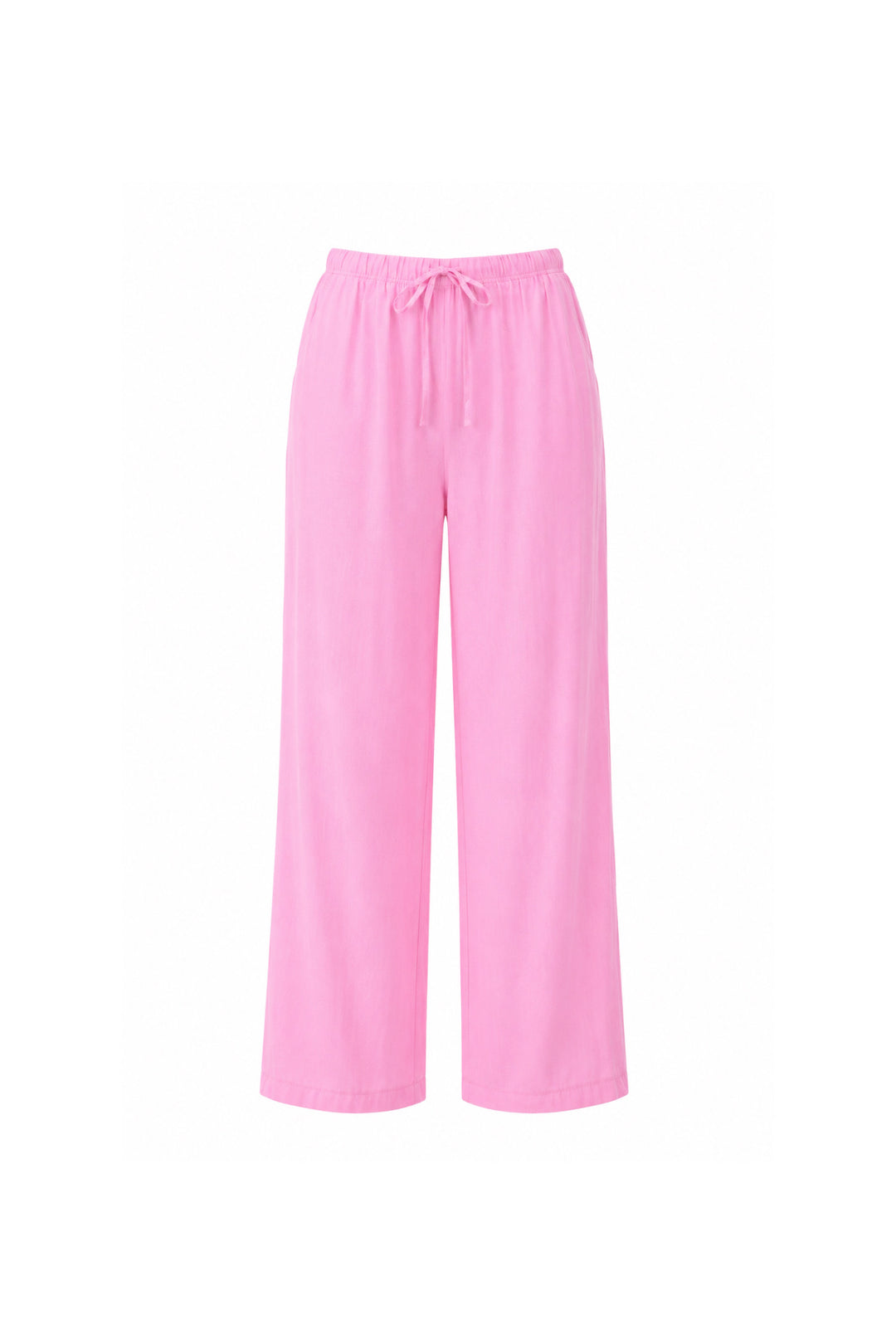 Bel Lastik Detay Pembe Modal Pantolon