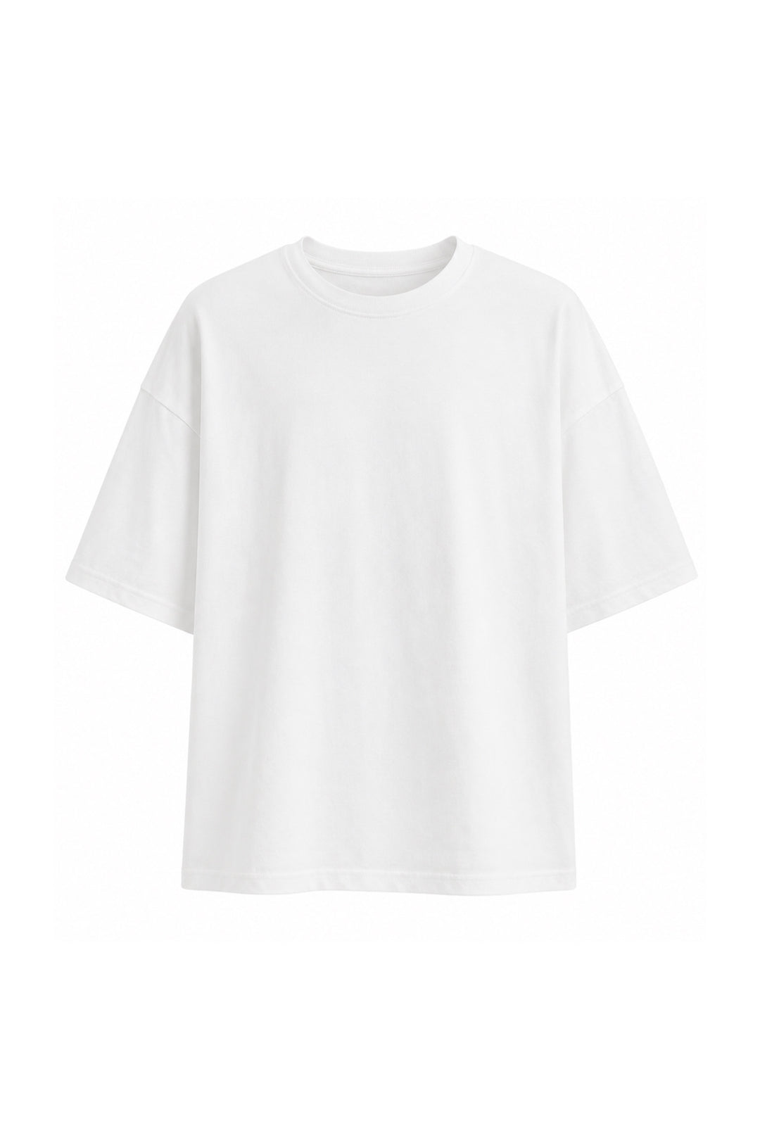 Oversize Basic Beyaz T-Shirt