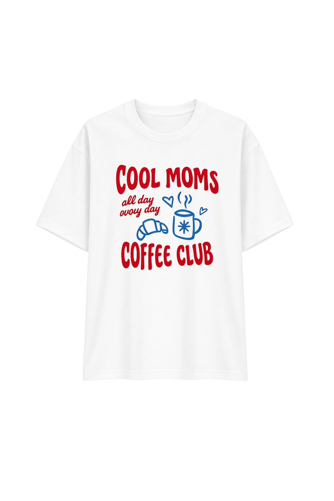Cool Mom Baskılı Beyaz T-Shirt