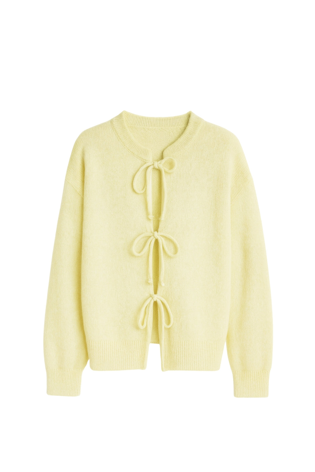 Bağlamalı Triko Sarı Kazak