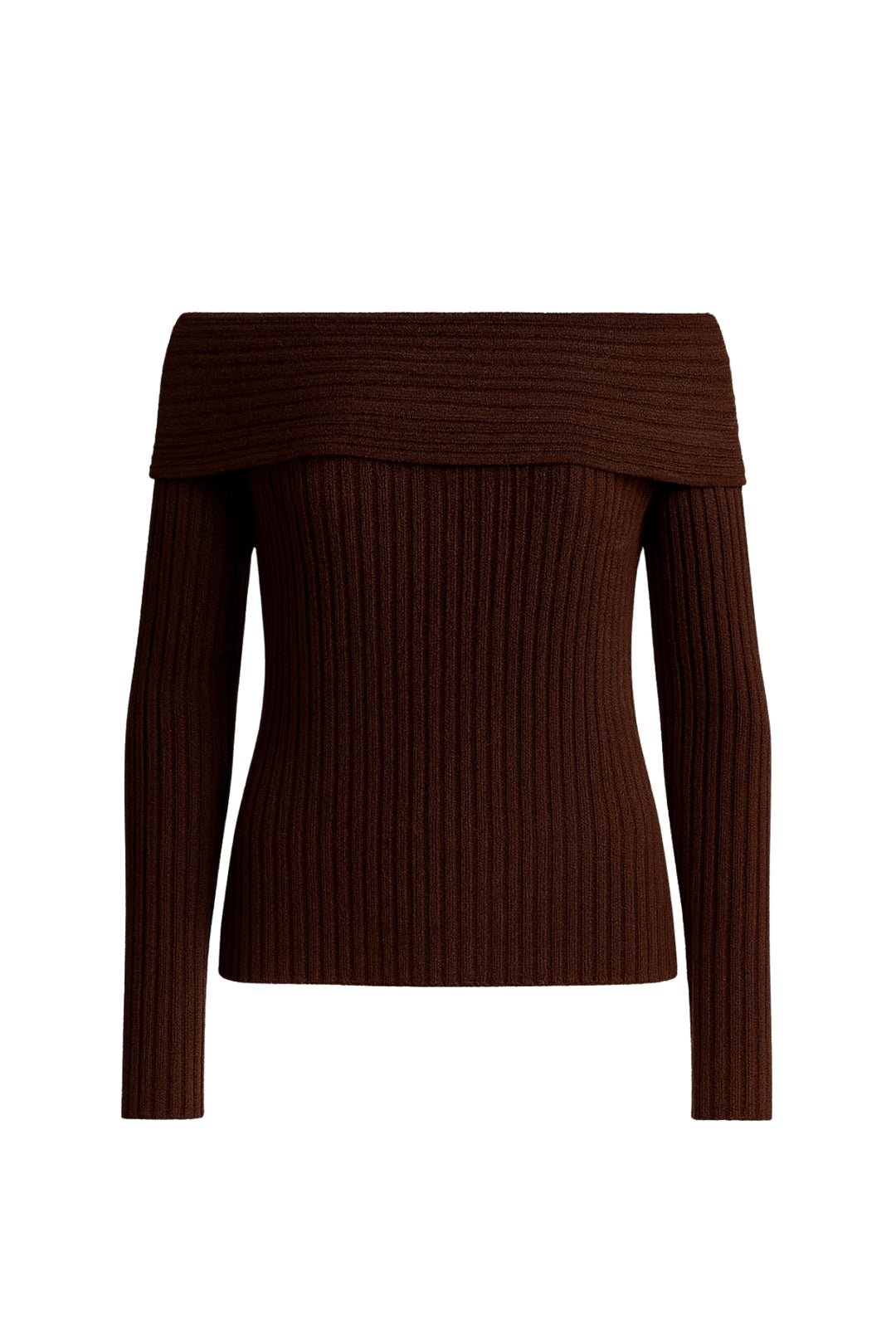 Madonna Yaka Kahverengi Triko Kazak