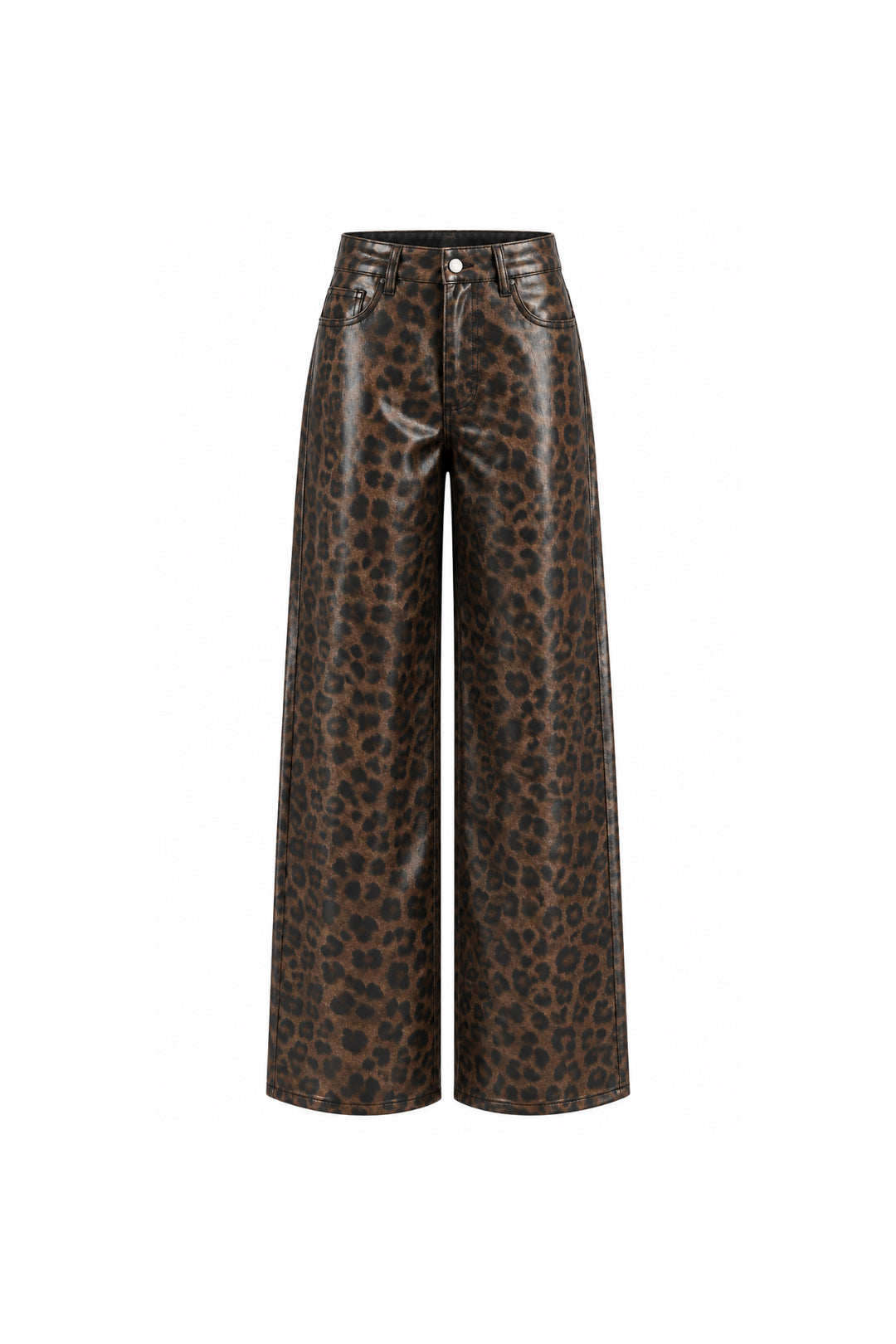 Leopar Desen Parlak Jean