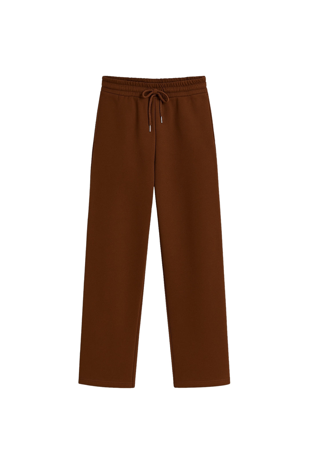 Bel Lastikli Boru Paça Kahverengi Eşofman Altı