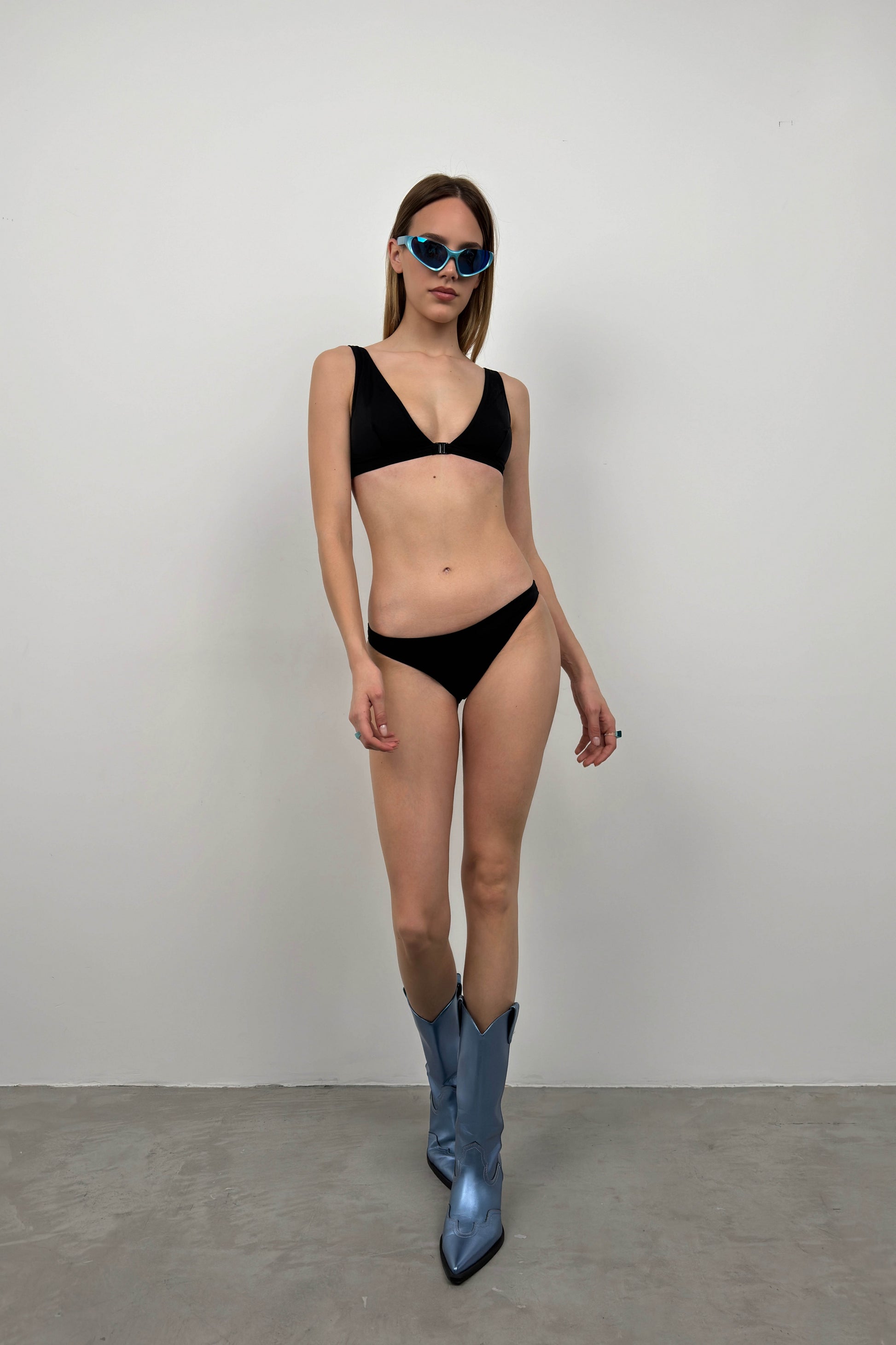 Siyah Bralet Bikini Takım