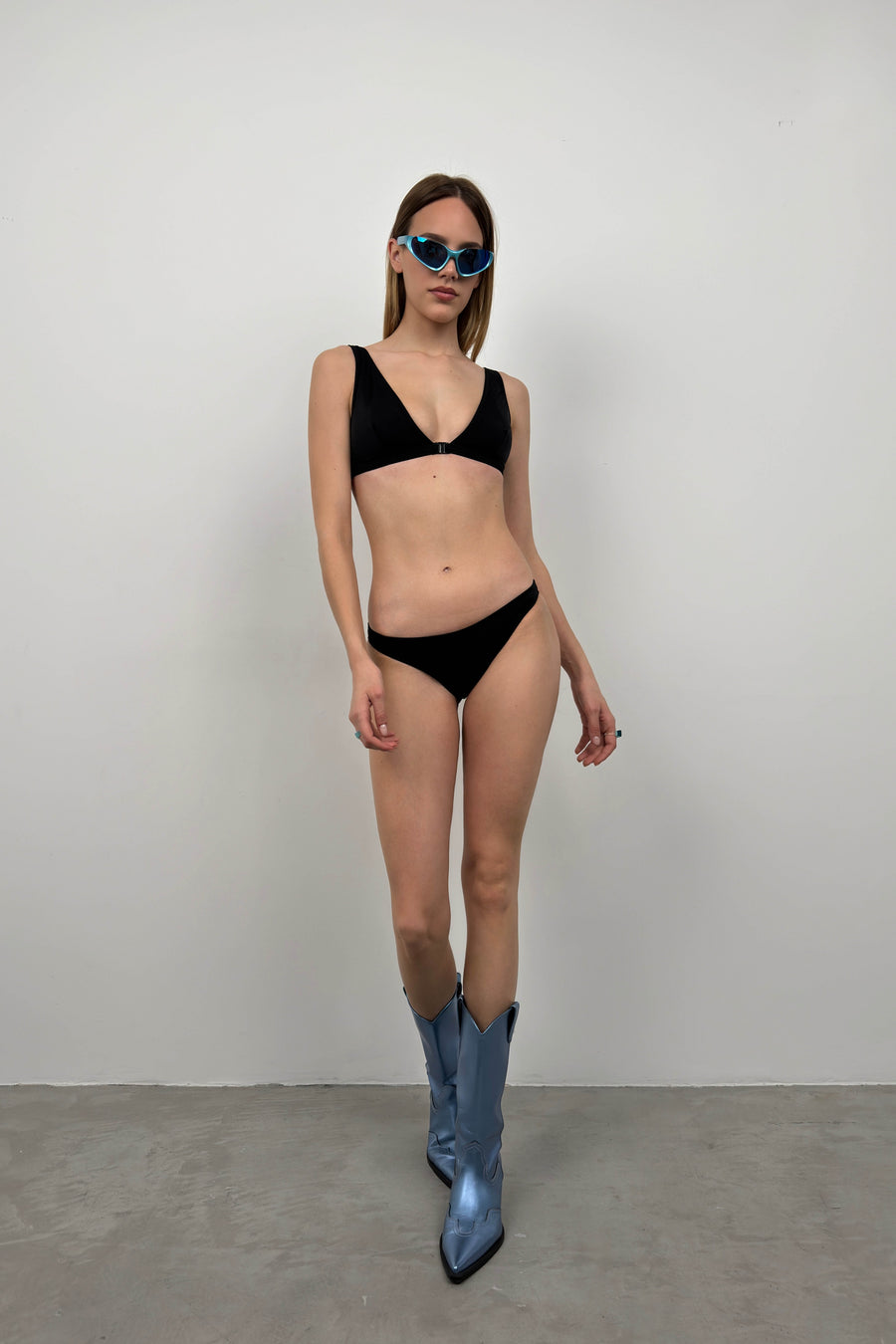 Black Bralet Bikini Set 