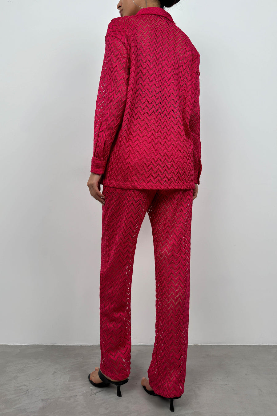 Brode Fuchsia Shirt Trousers Set