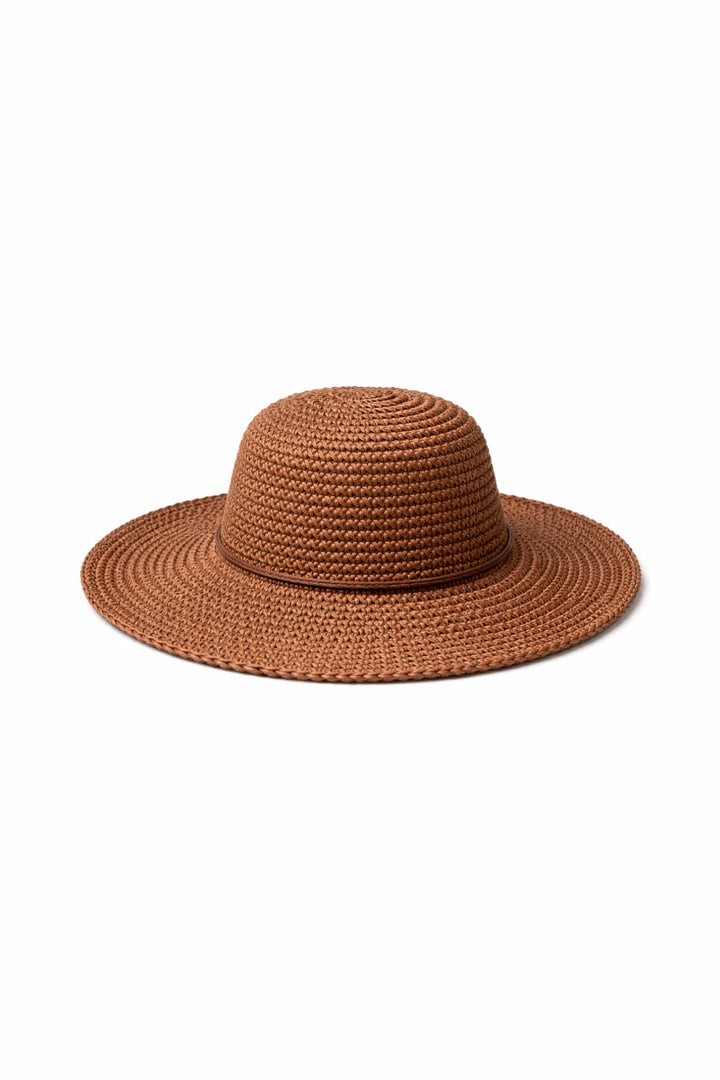 Kahverengi Bucket Hasır Şapka