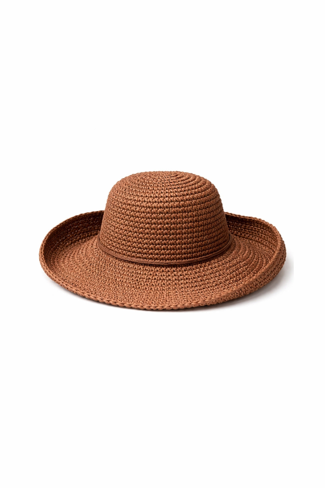 Kahverengi Bucket Hasır Şapka