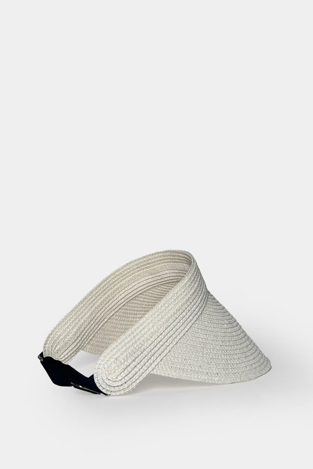 Hasır Vizör Beyaz Şapka
