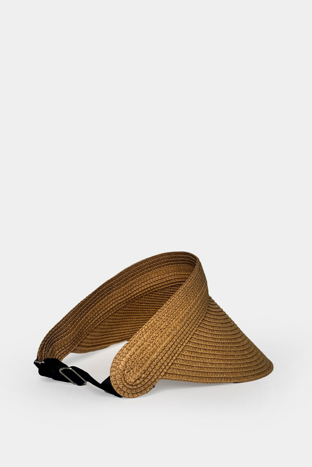 Hasır Vizör Bej Şapka