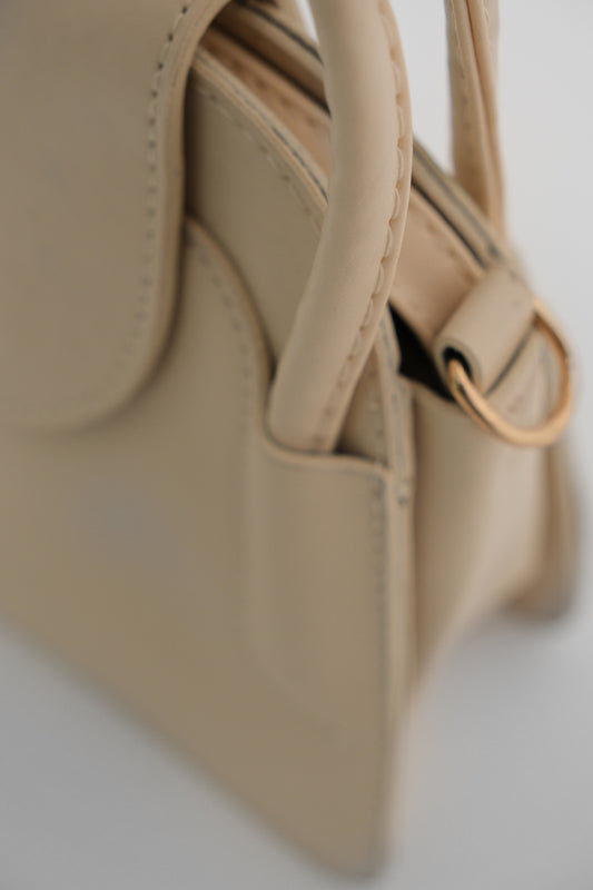 Casual Beige Bag with Cover 