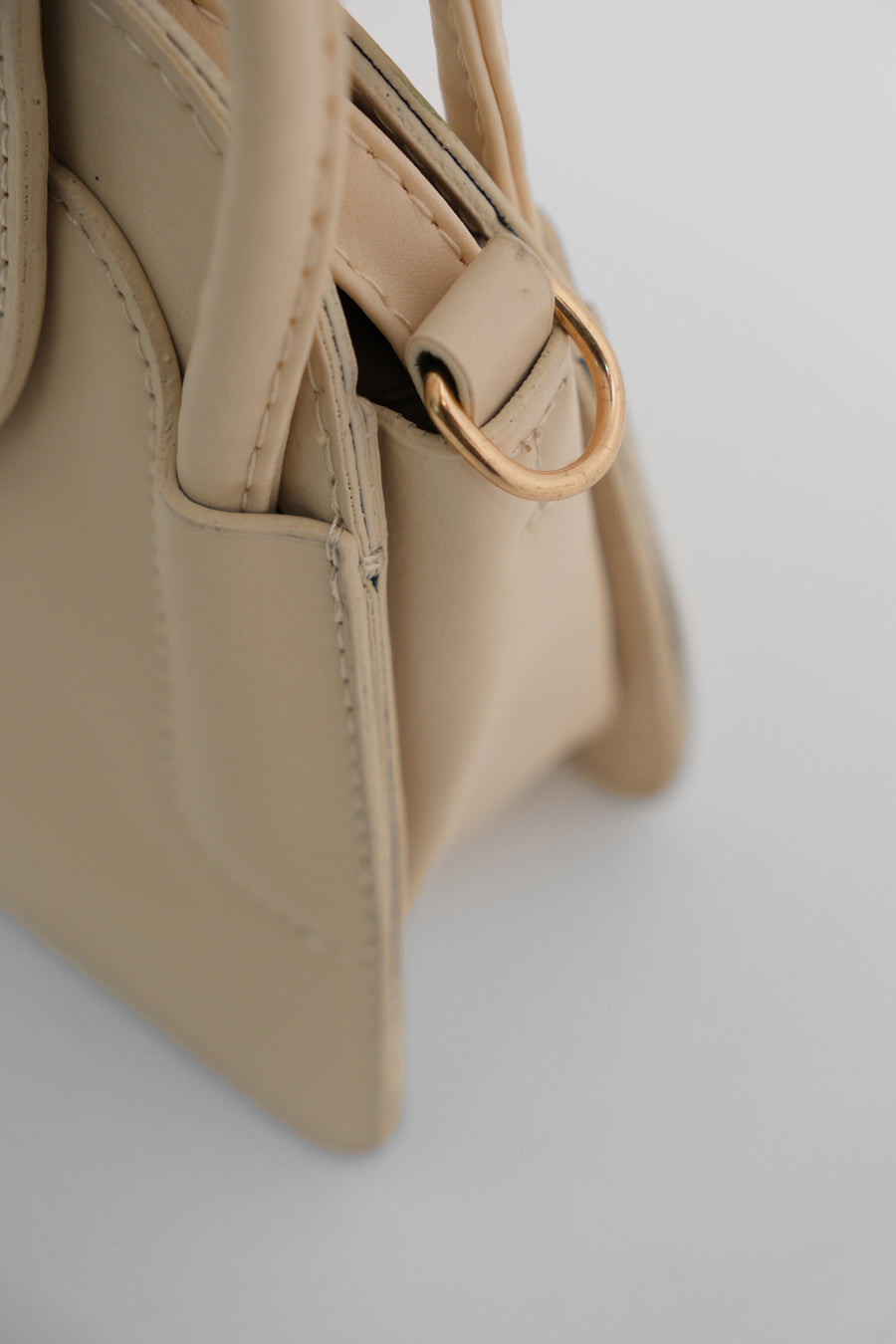 Casual Beige Bag with Cover 