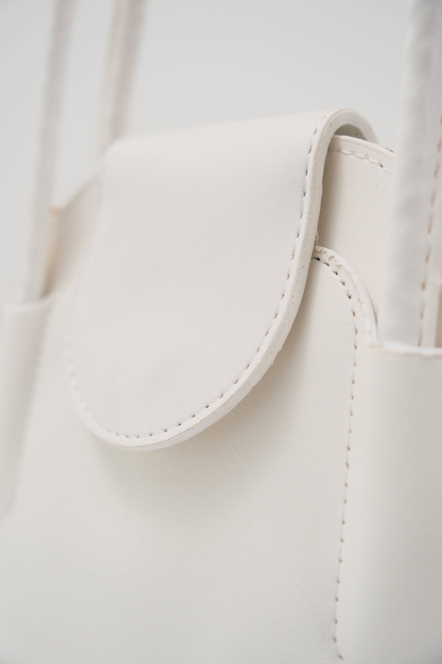 Casual White Bag with Cover 