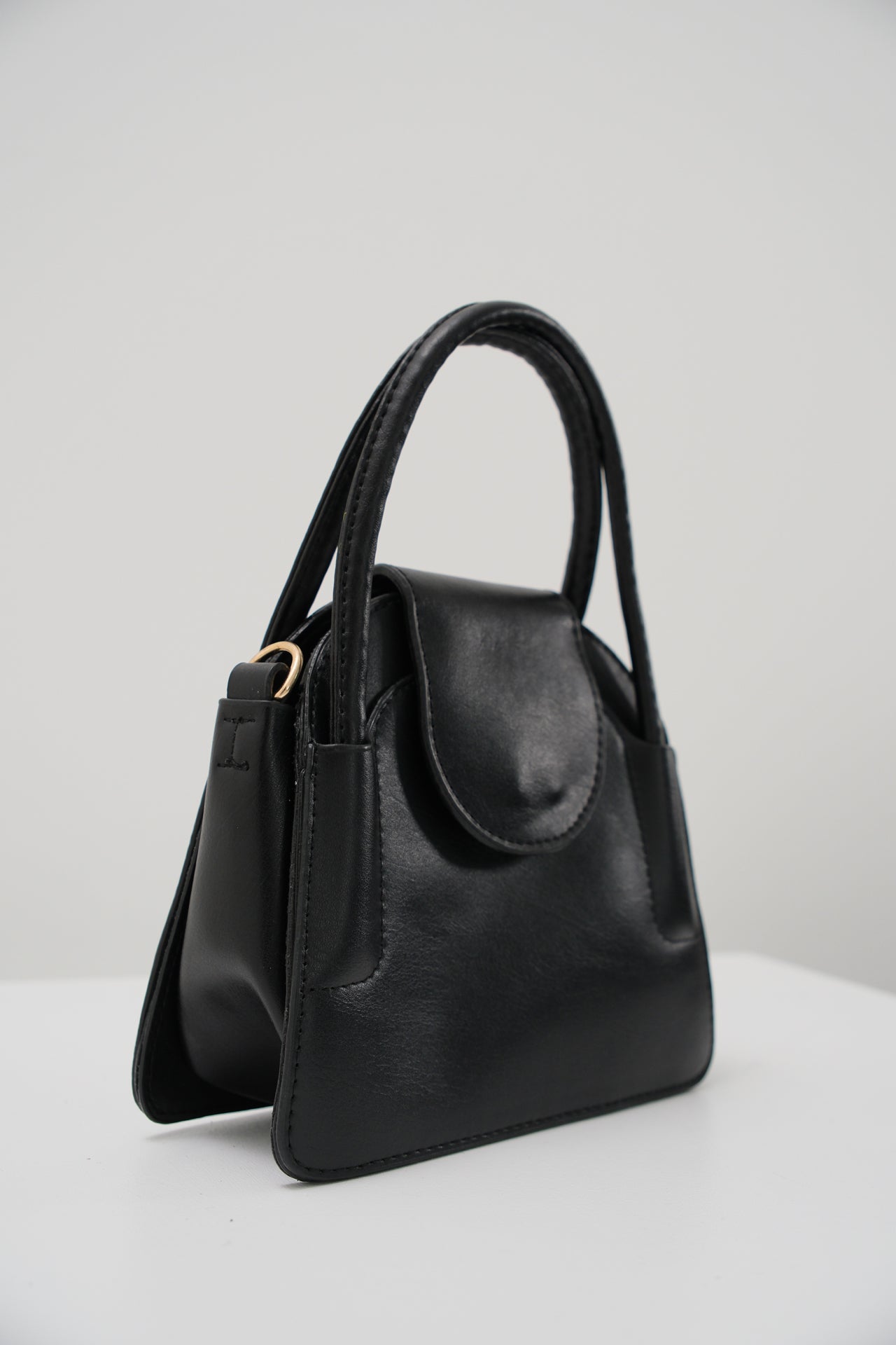 Casual Black Bag with Cover 