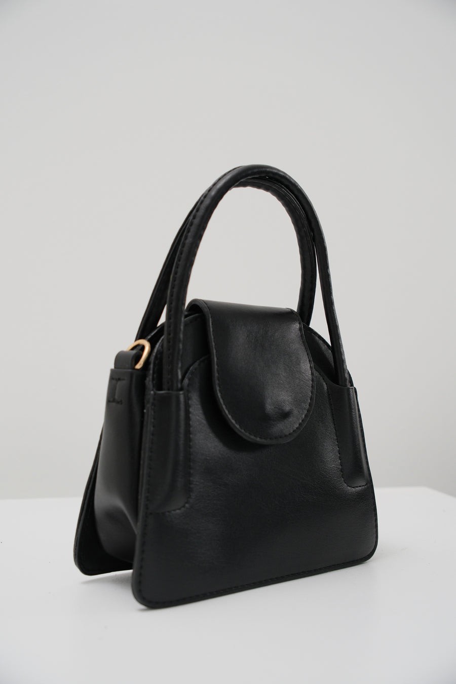 Casual Black Bag with Cover 