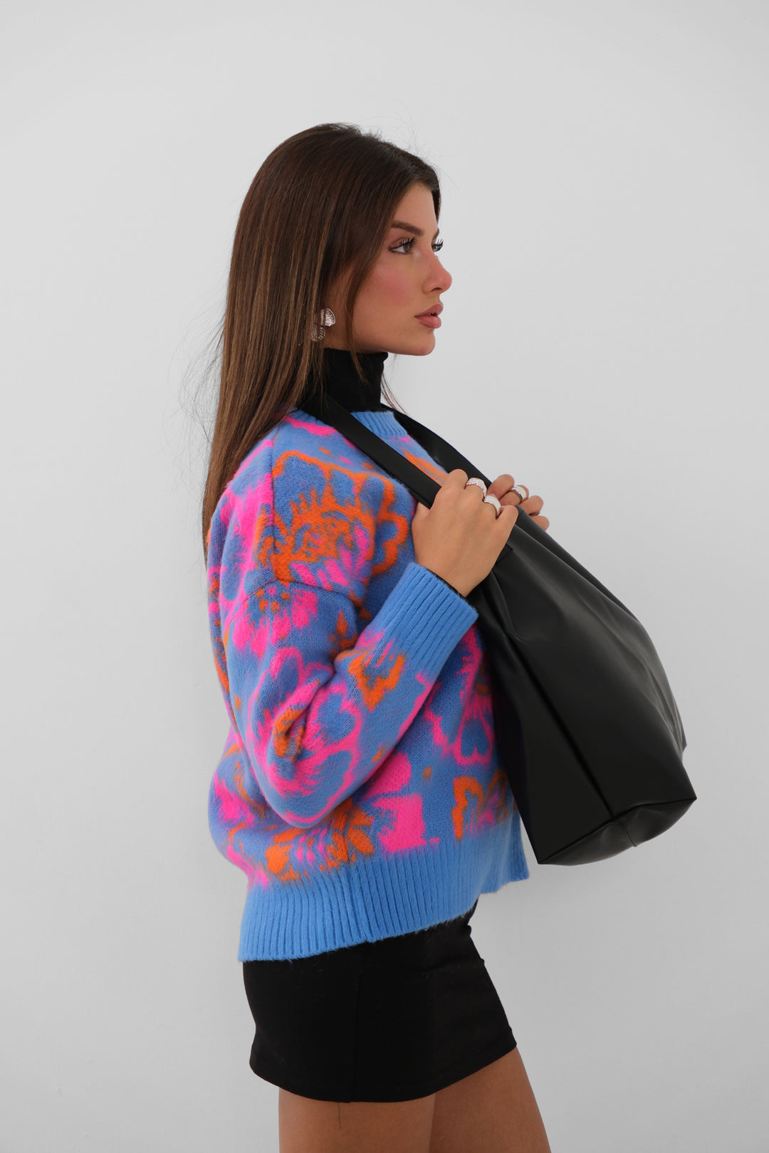 Classic Shopper Black Bag