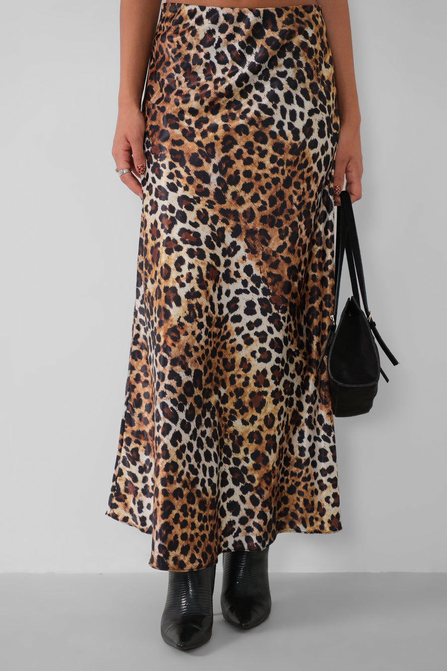 Leopar Desenli Maxi Etek