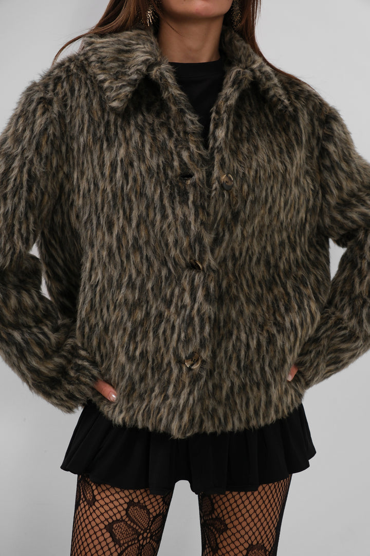 Leopard Fur Coat 