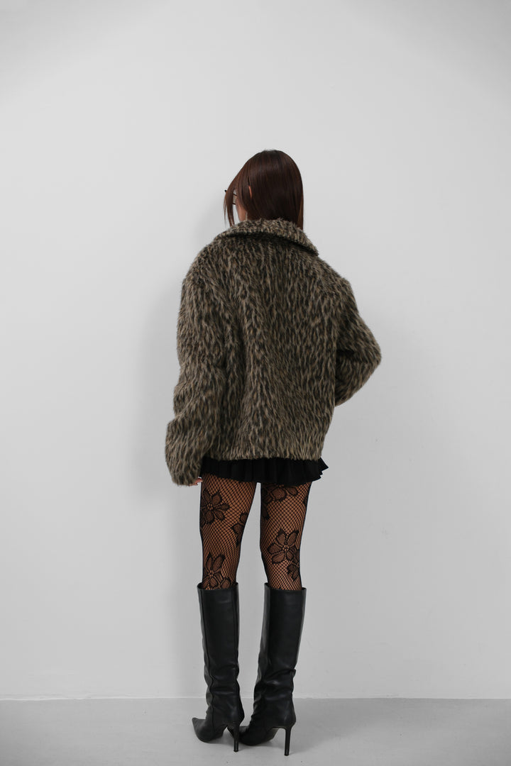 Leopard Fur Coat 
