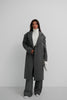 Oversize Gray Cashmere Coat 