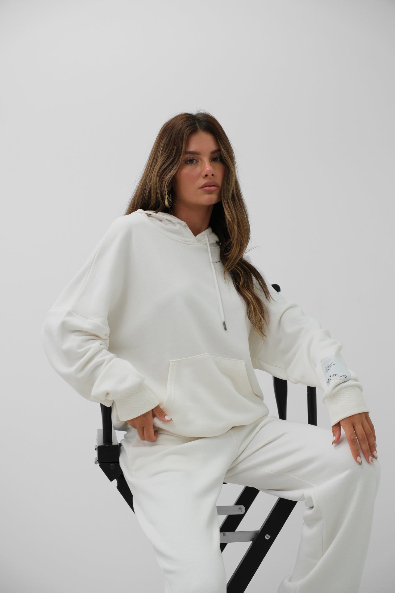 Oversize Sweatshirt Ecru Tracksuit