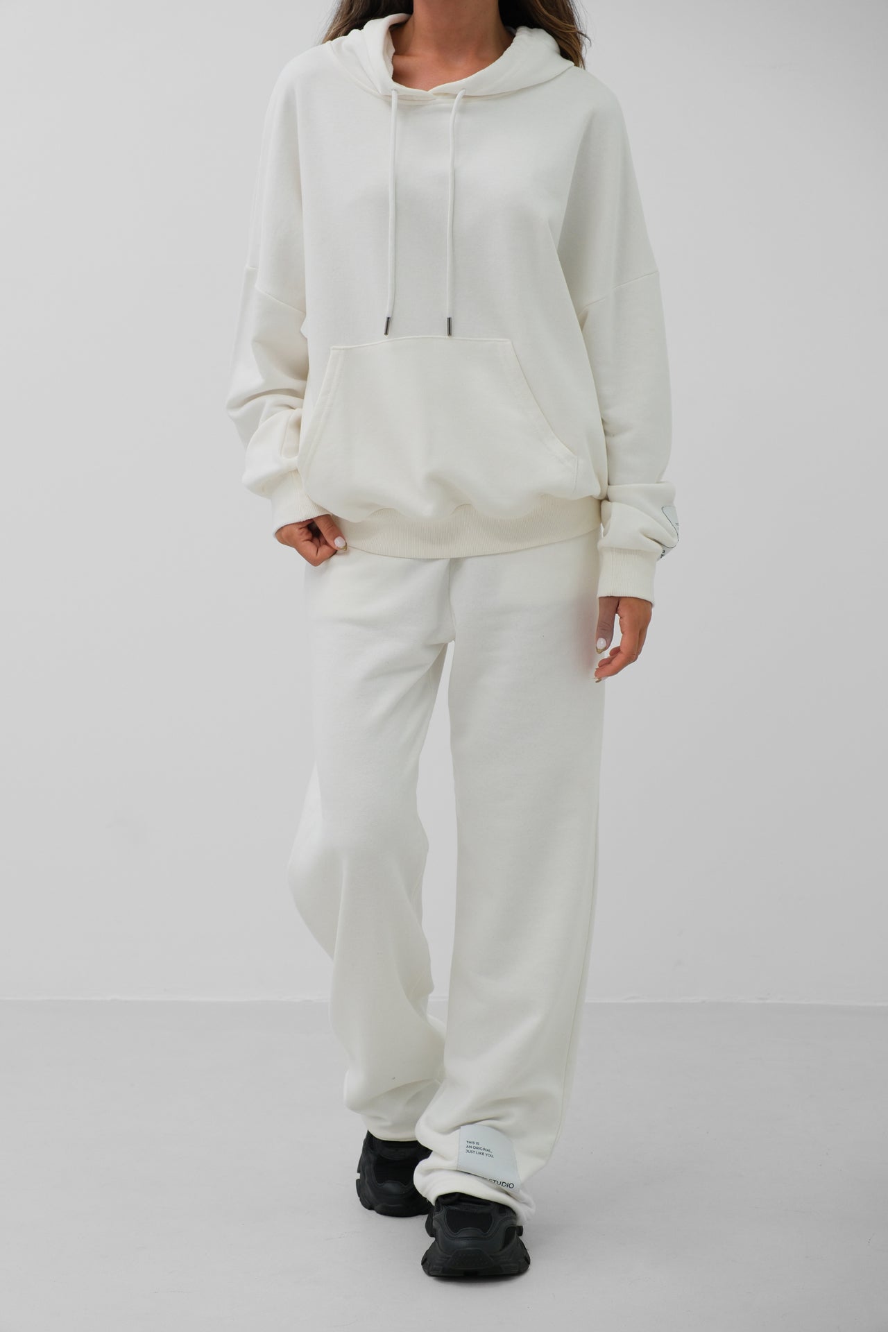 Oversize Sweatshirt Ecru Tracksuit