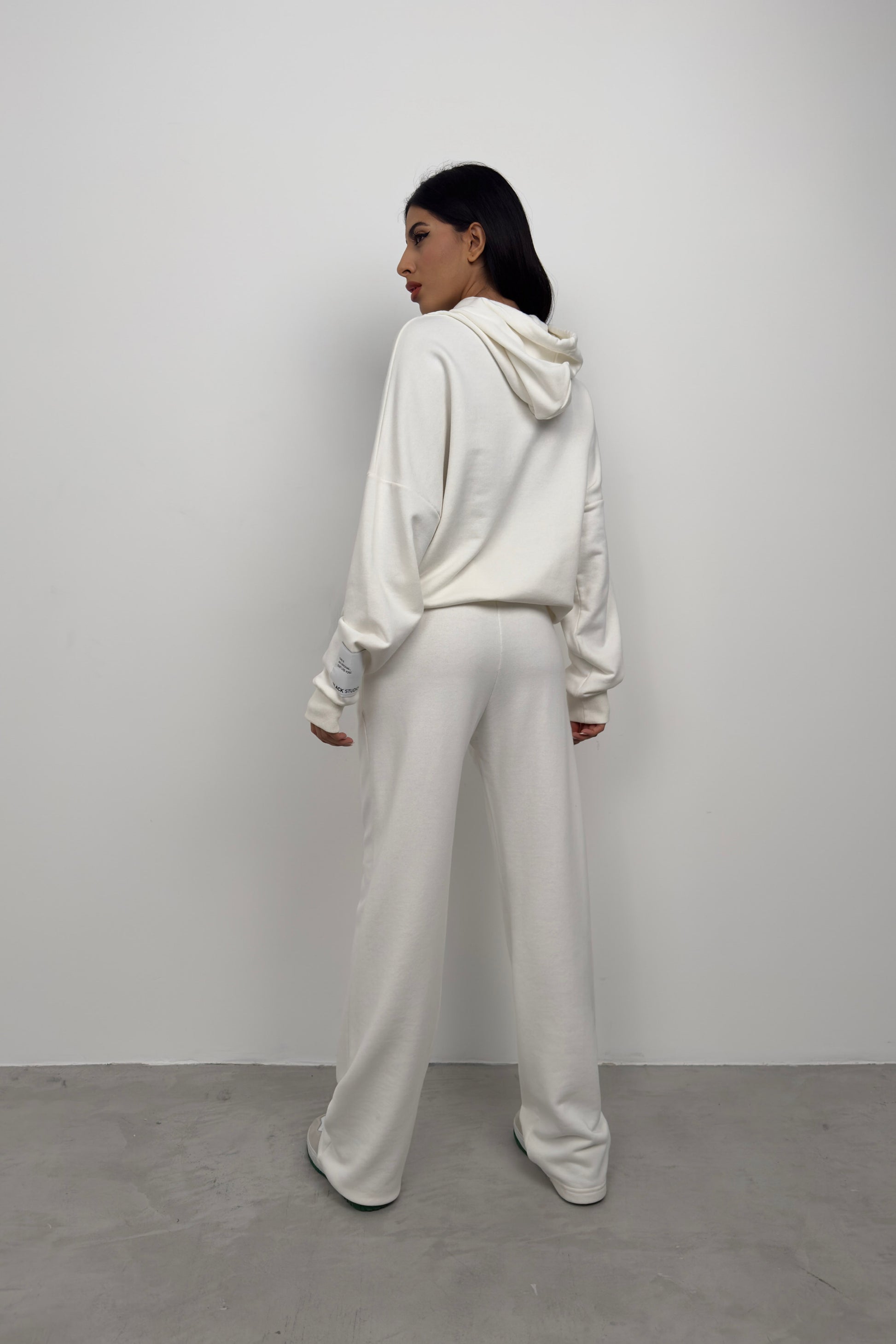 Oversize Sweatshirt Ecru Tracksuit 