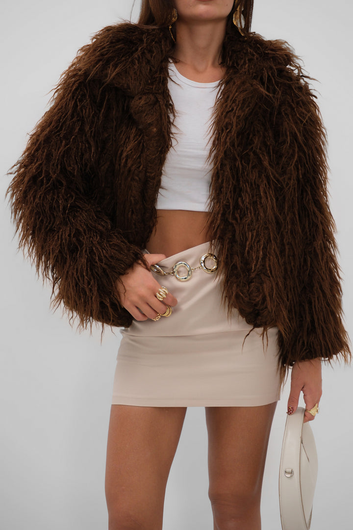 Plush Brown Jacket