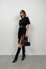 Black Fringed Tunic Dress 