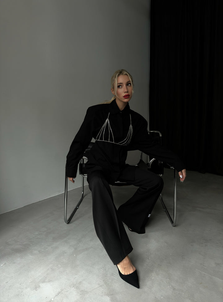 Taşlı Gümüş Bra