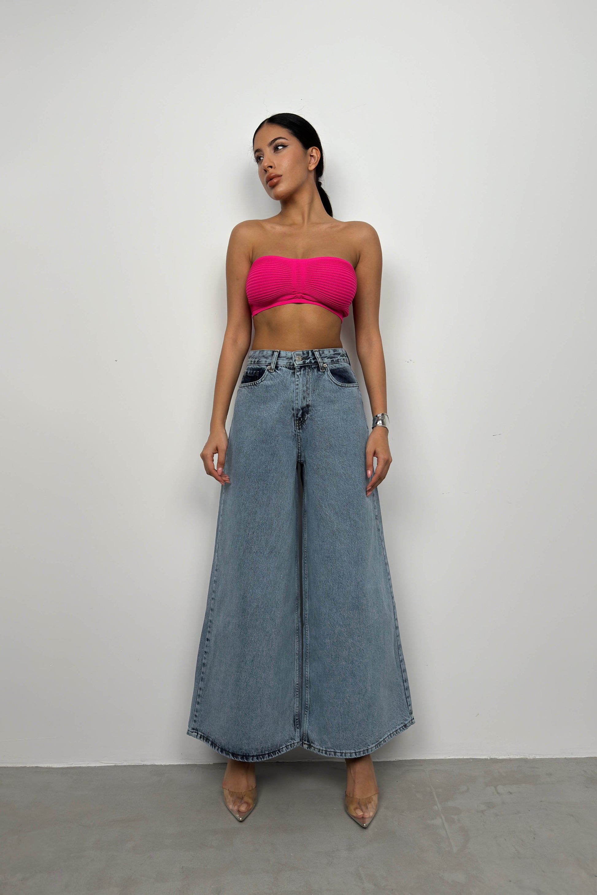 Wide Leg Açık Mavi Jean